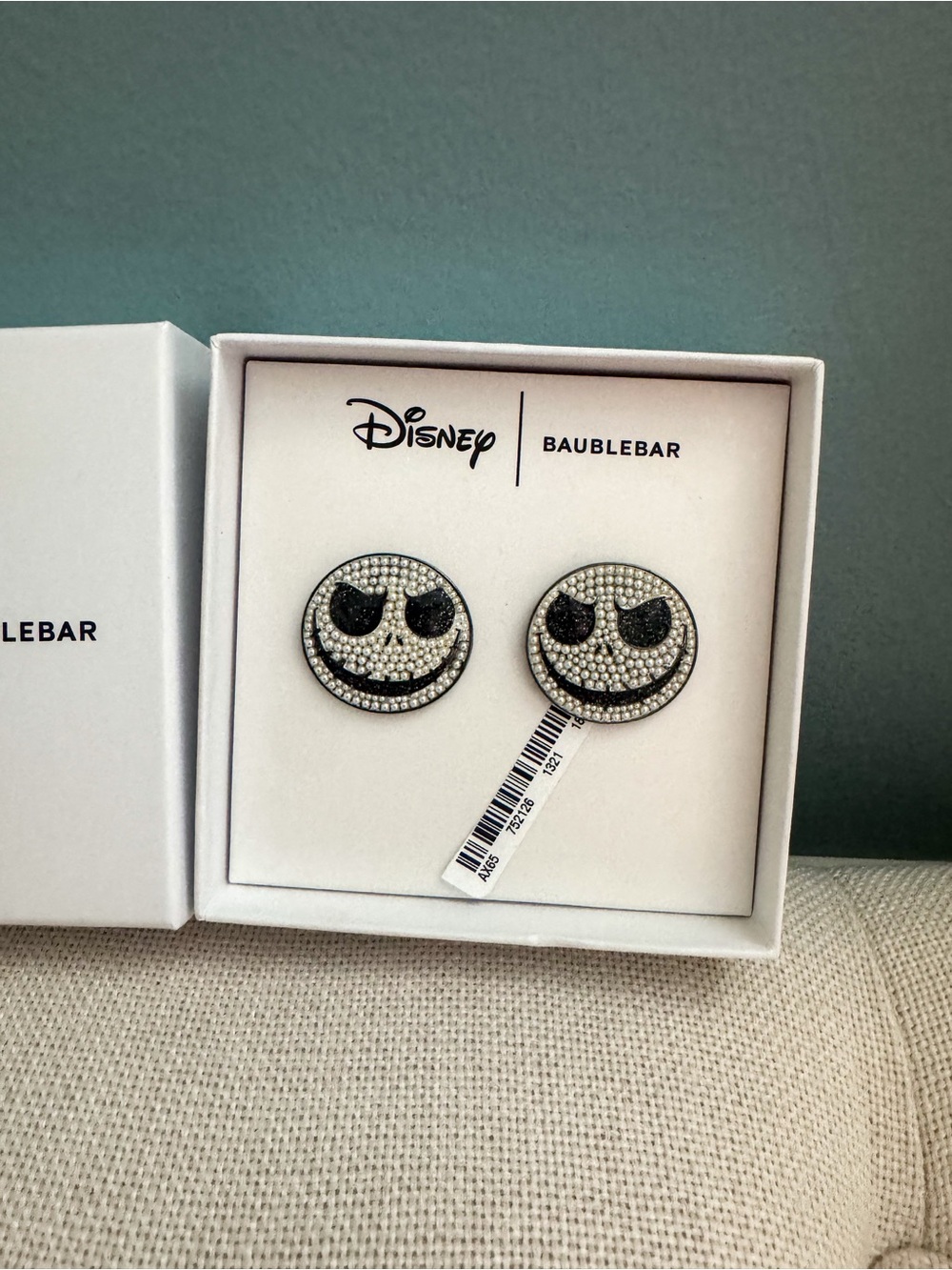 Disney x BaubleBar Jack Skellington Earrings